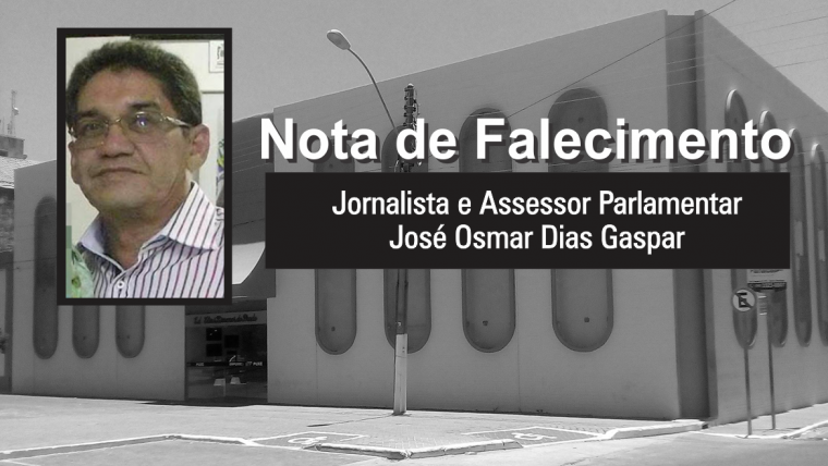 Nota de Falecimento do Servidor José Osmar Dias Gaspar