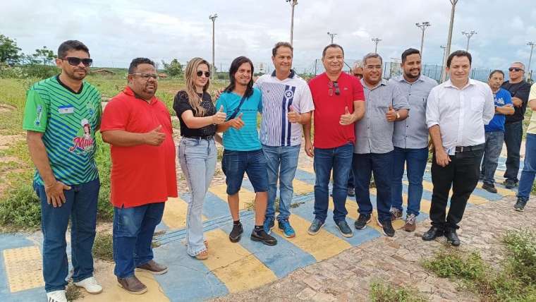 Presidente Daniel Jackson e vereadores realizam visita técnica a Vila Olímpica de Parnaíba