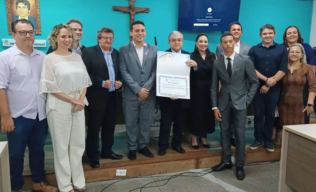 Câmara entrega Título de Cidadania Parnaibana ao médico, professor e pesquisador Raimundo Silva Neto