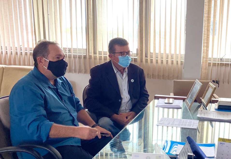 Em audiência, o Presidente da Câmara obtém apoio do Prefeito para impedir a transferência dos servidores da Embrapa