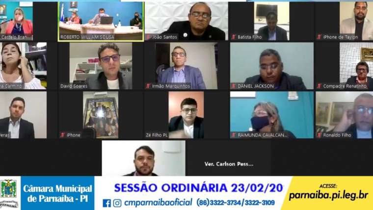 Em Sessão, Câmara Municipal de Parnaíba aprova vários requerimentos