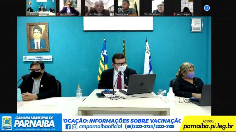 Audiência pública esclarece dúvidas sobre vacinação contra Covid-19 em Parnaíba 