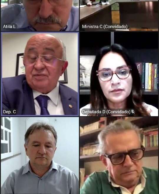 Presidente Carlson Pessoa participa de videoconferência com a ministra Tereza Cristina e deputados sobre a Embrapa de Parnaíba