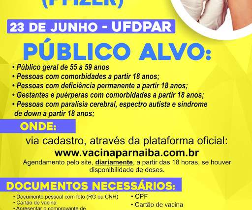 Vacina contra Covid-19 em Parnaíba