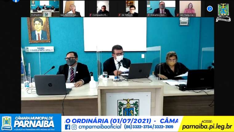 Câmara de Parnaíba aprova LDO 2022 com quarto emendas