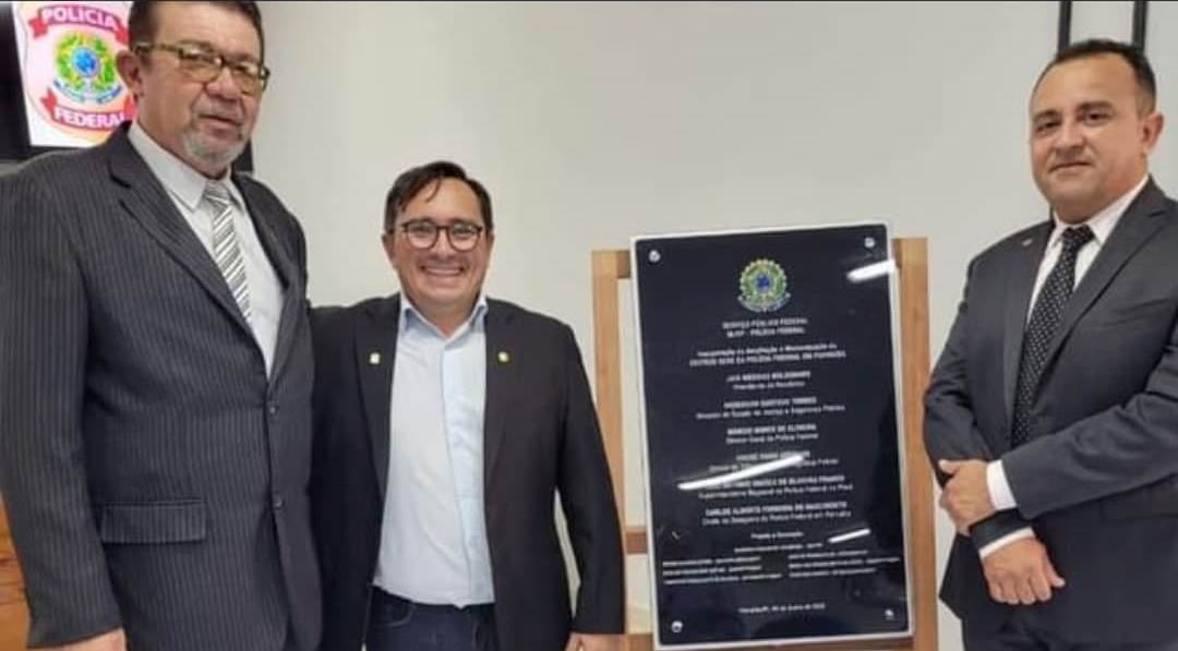 Representantes da Câmara participam da solenidade de Reinauguração da Delegacia da Polícia Federal de Parnaíba