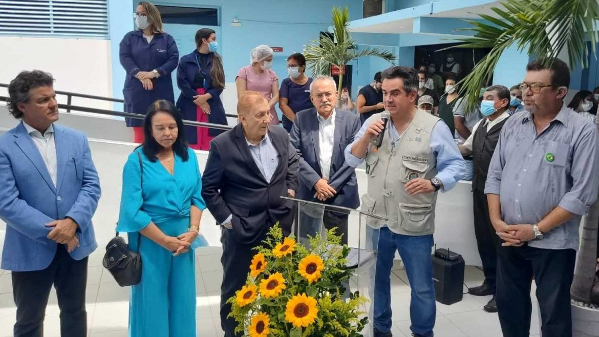 Presidente Carlson Pessoa participa da Cerimônia de Lançamento da Pedra Fundamental da Radioterapia em Parnaíba