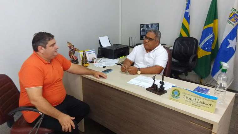 Vereador de Apodi-RN, Angelo de Dagmar realiza visita à Câmara Municipal de Parnaíba