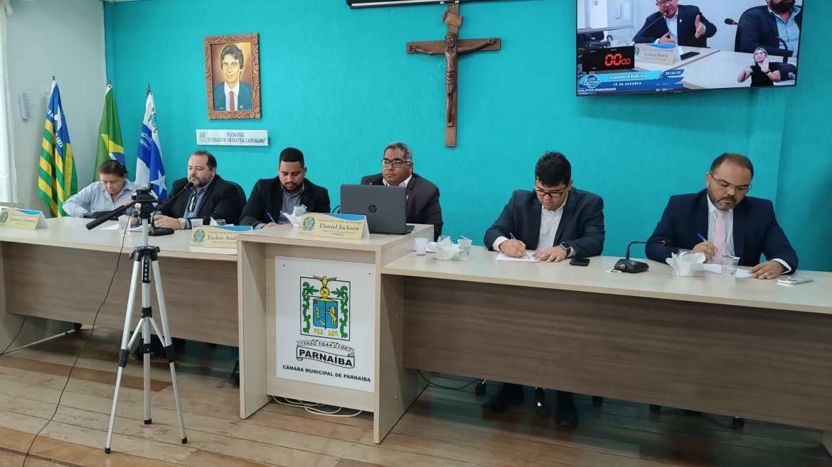 Câmara realiza audiência para discutir melhorias na segurança pública em Parnaíba